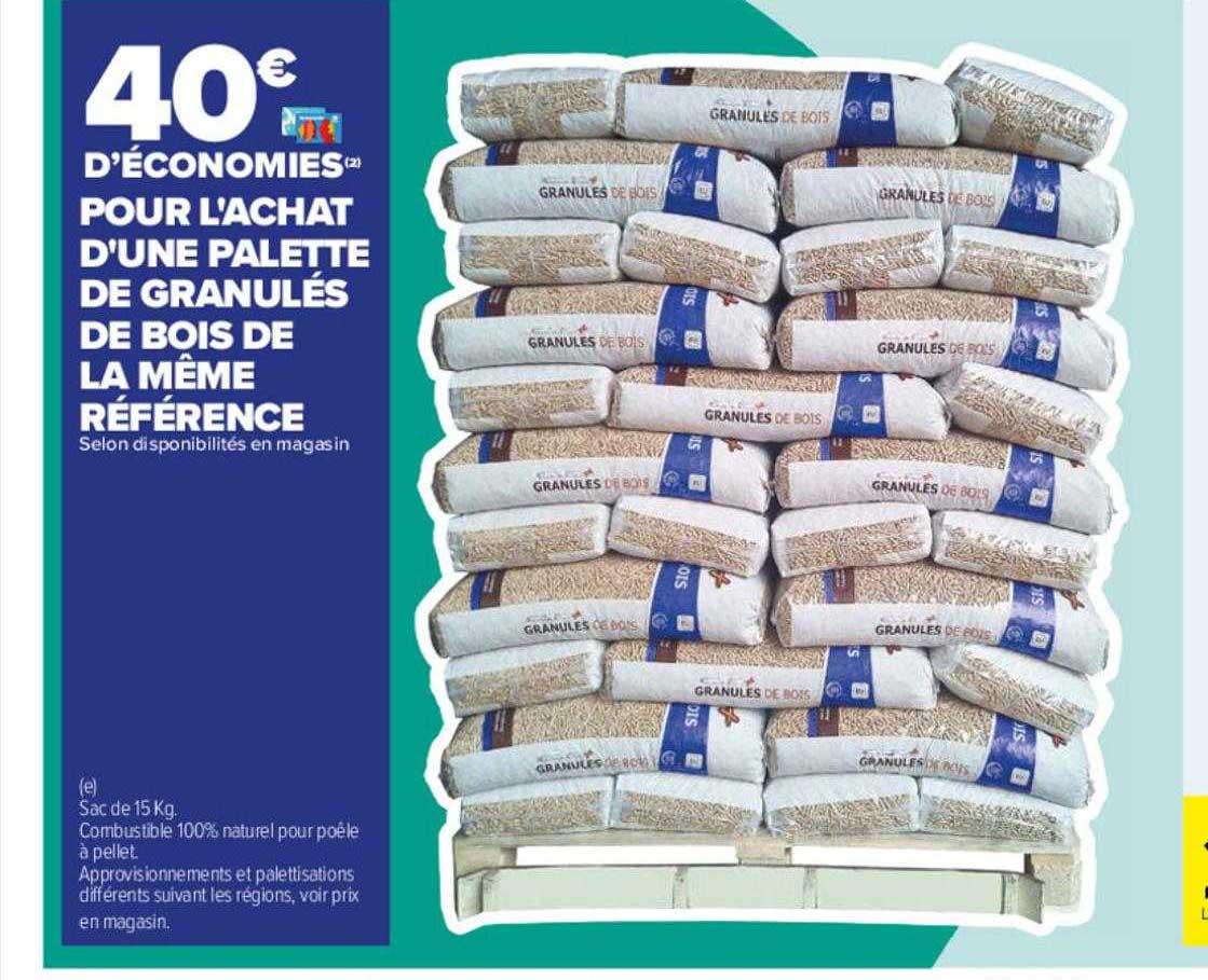 une palette de bois de la même référence