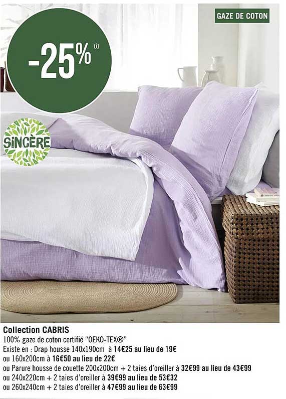 collection cabris sincère