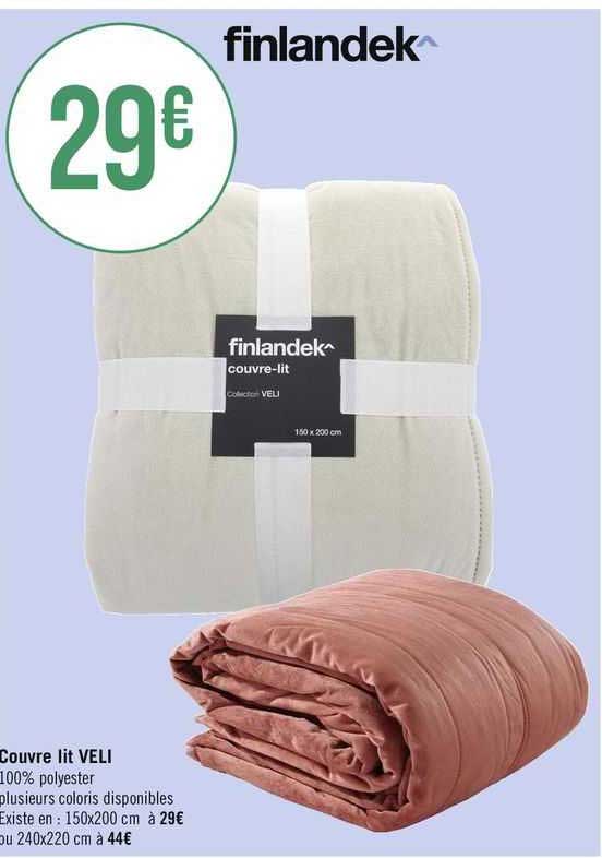 couvre lit veli finlandek