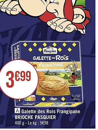 galette des rois frangipane brioche pasquier