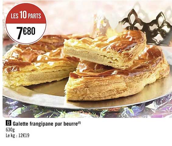 galette frangipane pur beurre