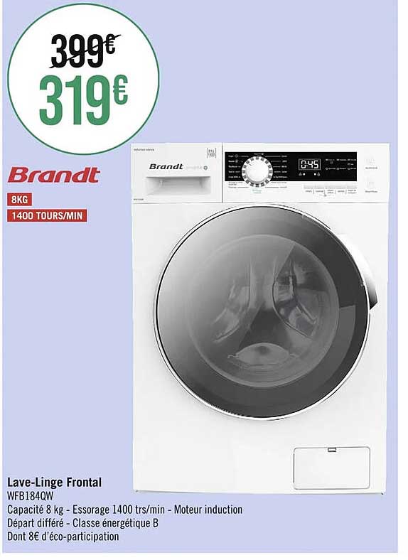 lave-linge frontal brandt