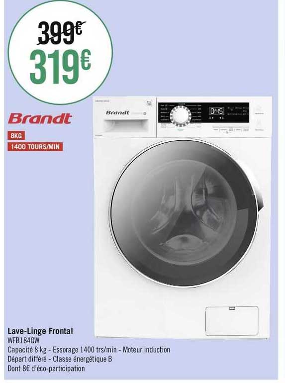 lave-linge frontal brandt