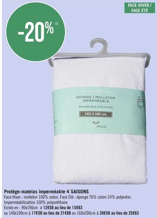 protège-matelas imperméable 4 saisons