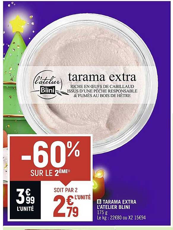 tarama extra l'atelier blini