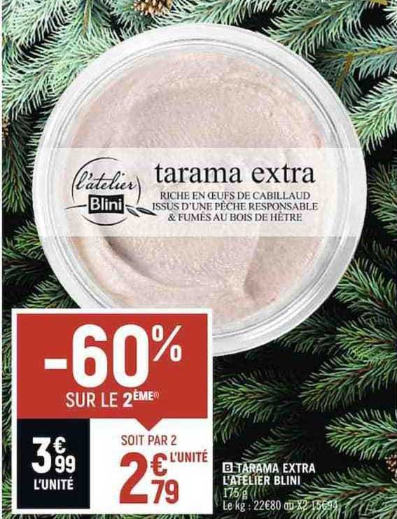 tarama extra l'atelier blini
