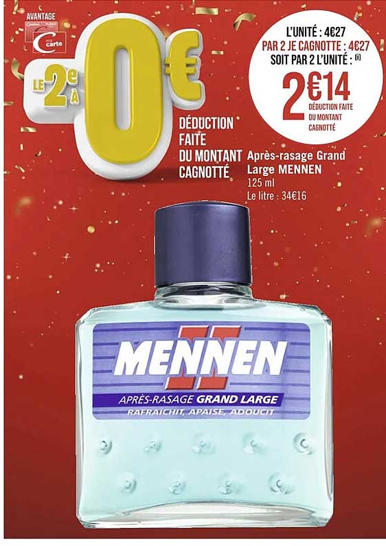 Après-rasage Grand Large Mennen