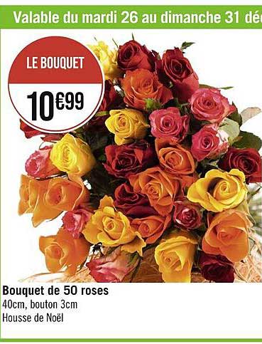 Bouquet De 50 Roses