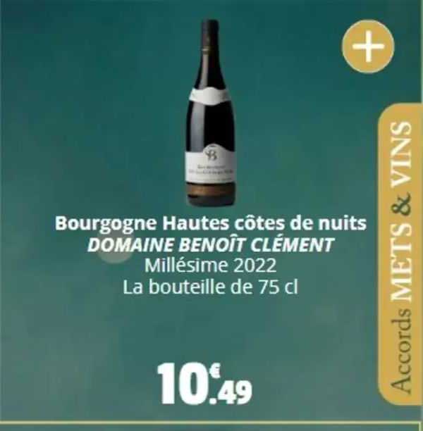 bourgogne hautes côtes de nuits domaine benoît clément