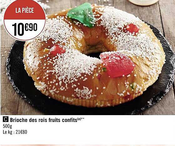brioche des rois fruits confits