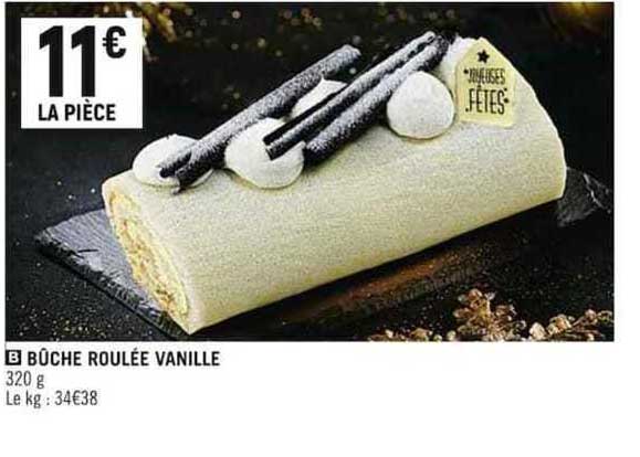 Bûche Roulée Vanille