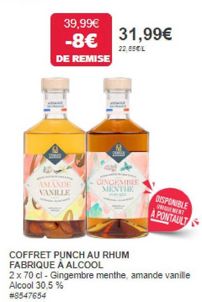 Coffret Punch Au Rhum Fabrique à Alcool