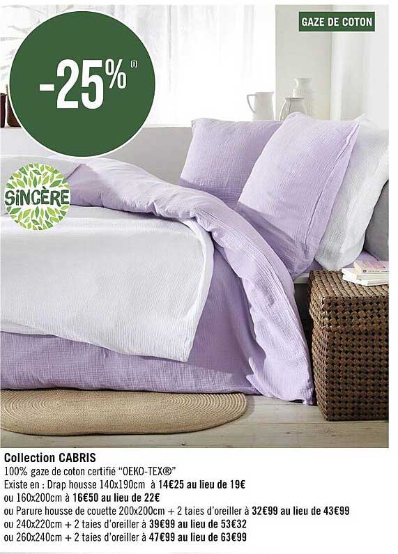 collection cabris sincère