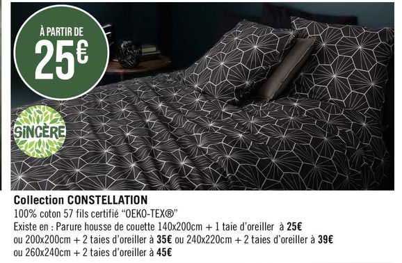 Collection Constellation Sincère