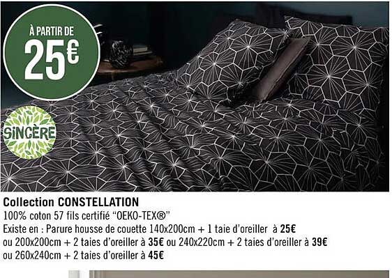 collection constellation sincère