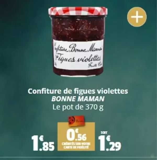 confiture de figues violettes bonne maman