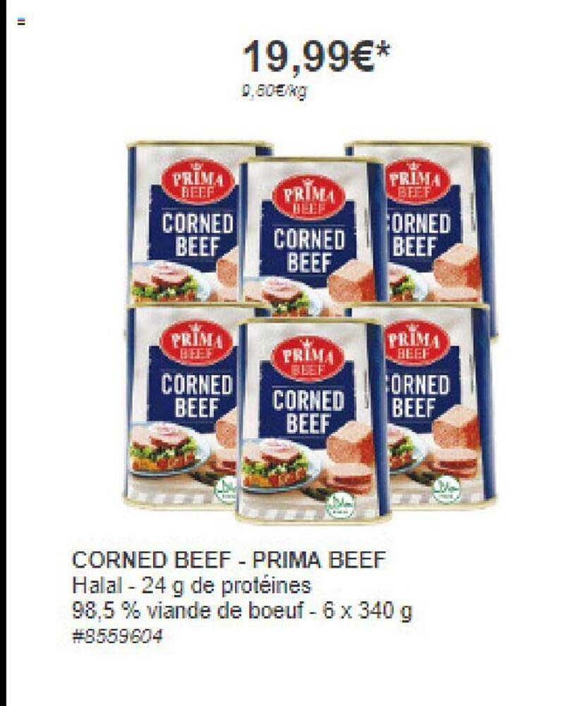 corned beef - prima beef