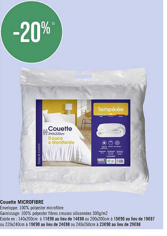 Couette Microfibre