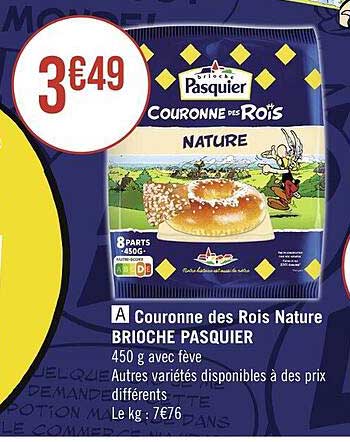 couronne des rois nature brioche pasquier