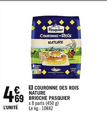 couronne des rois nature brioche pasquier