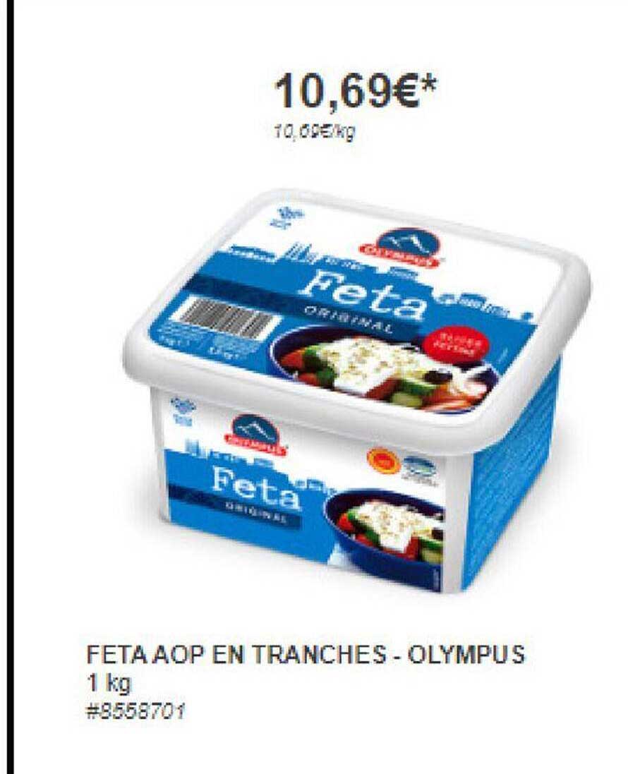 feta aop en tranches - olympus