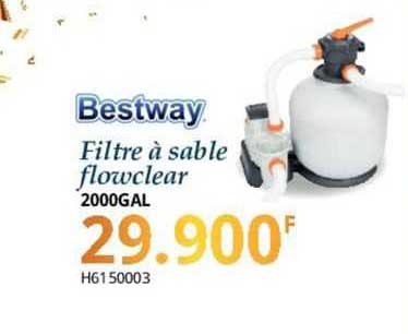 filtre à sable flowclear bestway