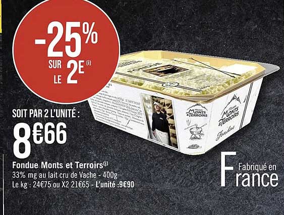 fondue monts et terroirs