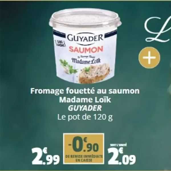 fromage fouetté au saumon madame loïk guyader