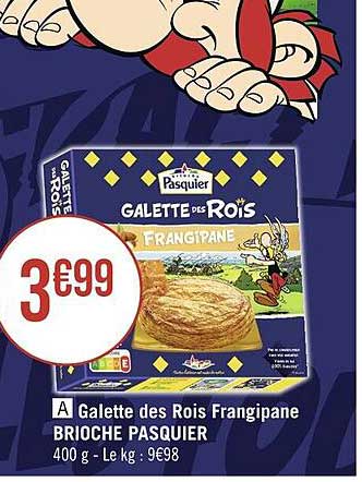 galette des rois frangipane brioche pasquier