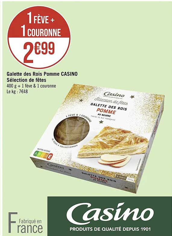 galette des rois pomme casino sélection de fêtes