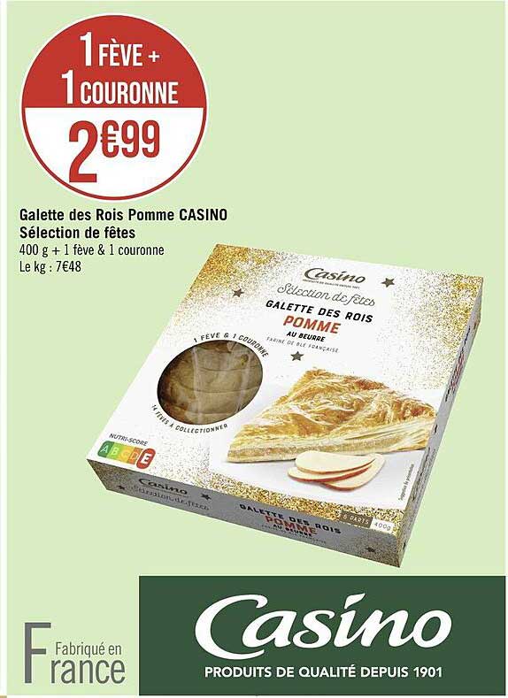 galette des rois pomme casino sélection de fêtes