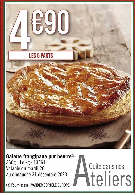 galette frangipane pur beurre