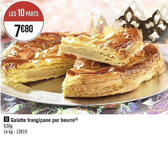 galette frangipane pur beurre