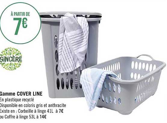 gamme cover line sincère