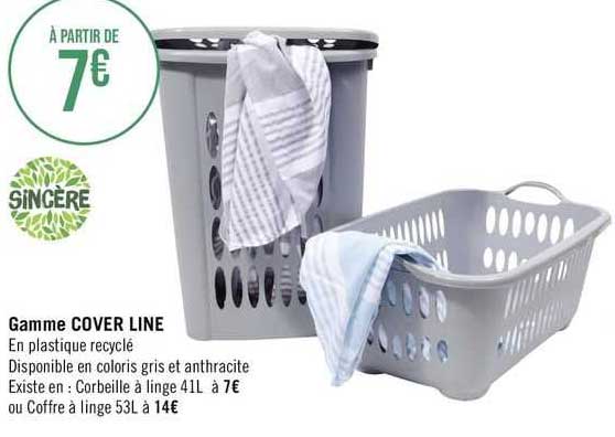 gamme cover line sincère