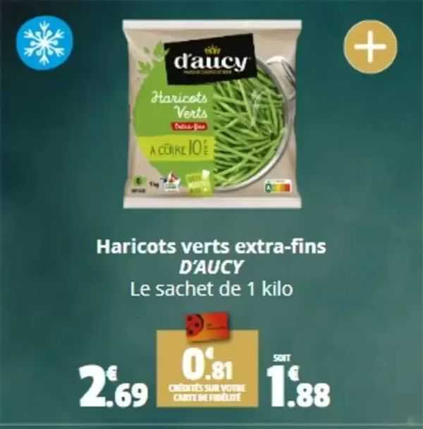 haricots verts extra-fins d'aucy
