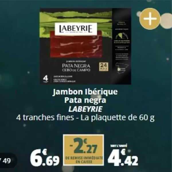 jambon ibérique pata negra labeyrie