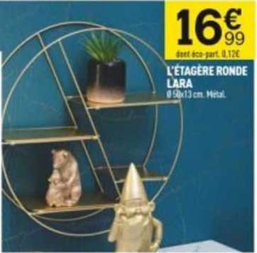 l'étagère ronde lara