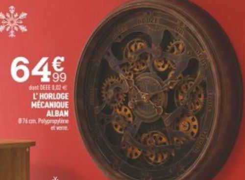 l'horloge mécanique alban