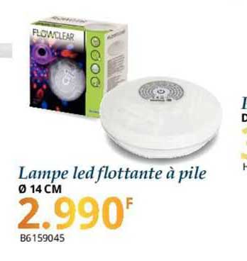 lampe led flottante à pile