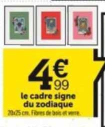 le cadre signe du zodiaque