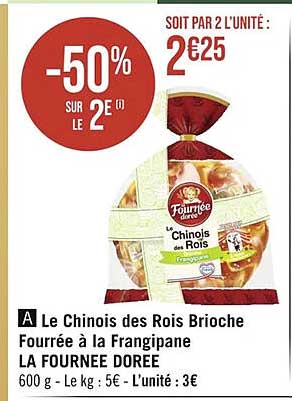 le chinois des rois brioche fourrée à la frangipane la fournée dorée