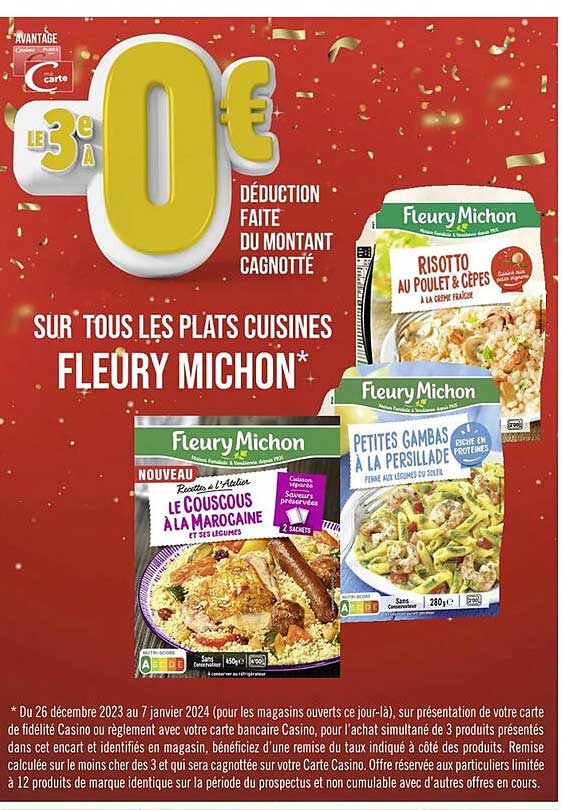 les plats cuisinés fleury michon
