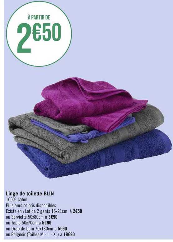 Linge De Toilette Blin