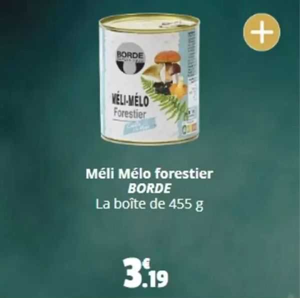 méli mélo forestier borde