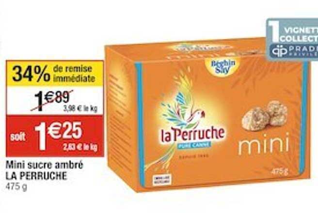 mini sucre ambré la perruche
