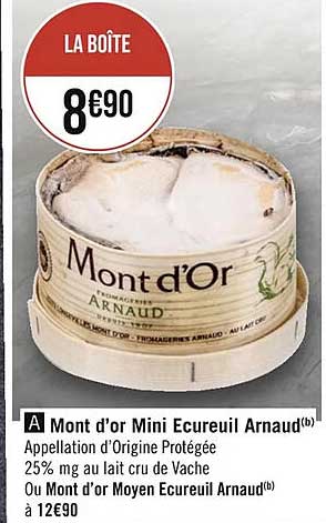 mont d'or mini écureuil arnaud ou mont d'or moyen écureuil arnaud