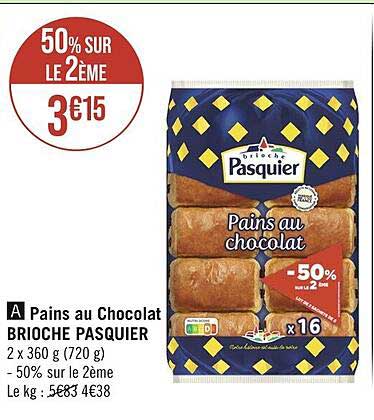 Pains Au Chocolat Brioche Pasquier