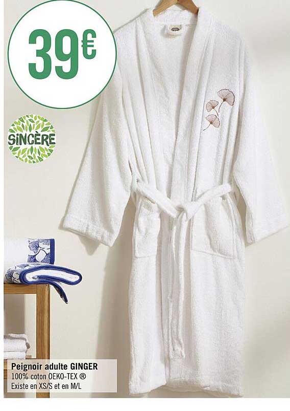 Peignoir Adulte Ginger Sincère
