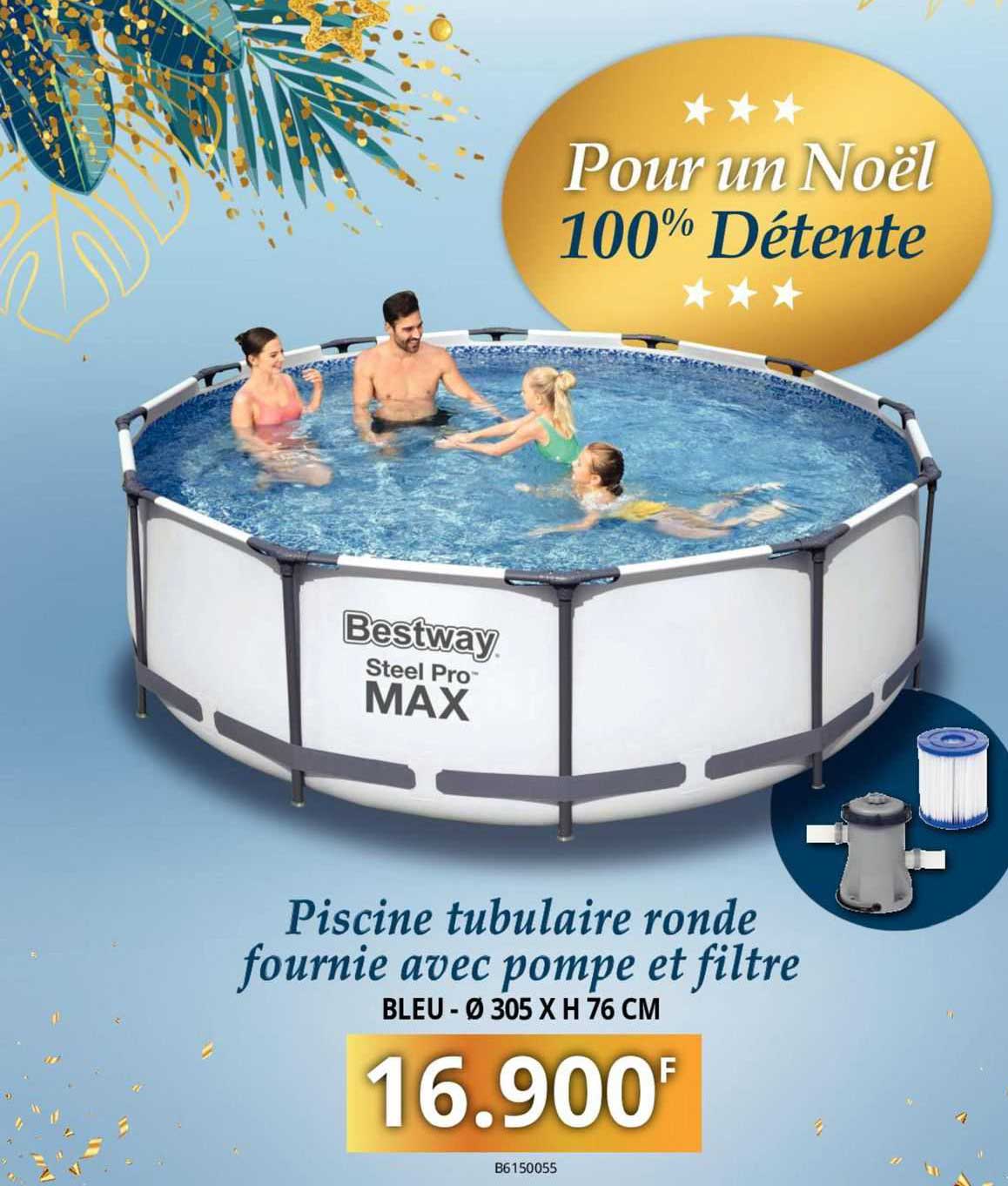 Piscine Tubulaire Ronde Fournie Avec Pompe Et Filtre Bestway
